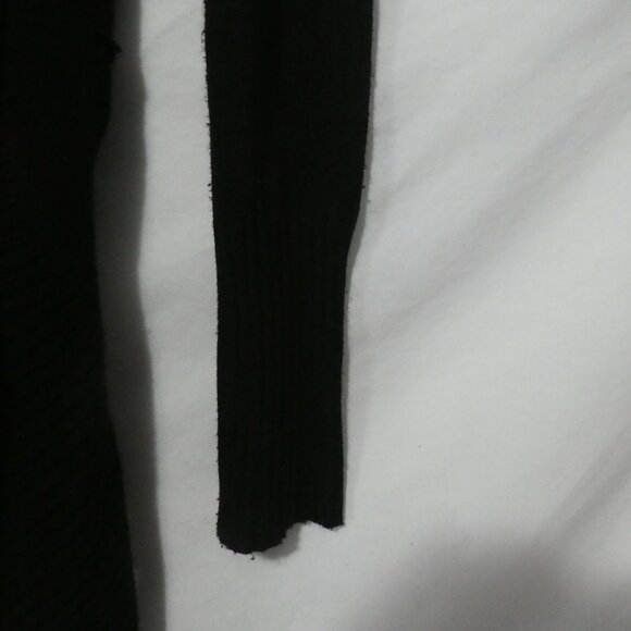 COSTA BLANCA | small | Black Open Front Knit Cardigan With Matching Belt - Picture 8 of 14